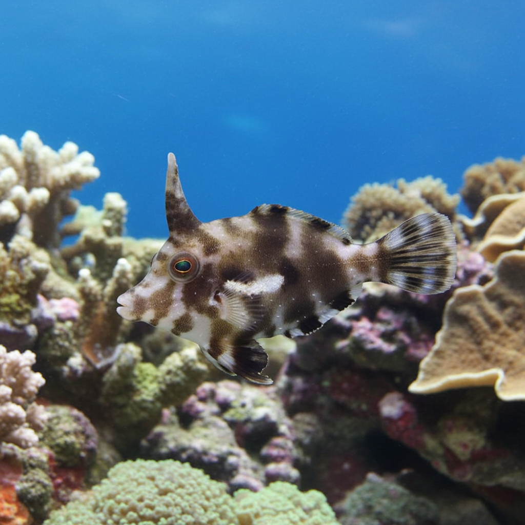 Acreichthys tomentosus (Tangfeilenfisch) - Nachzucht