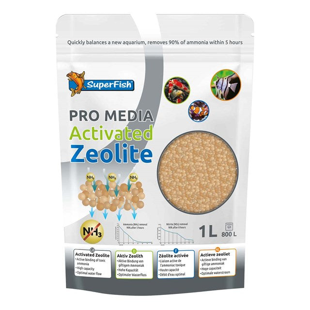 SuperFish Pro Media Actif Zeo 1000 ml