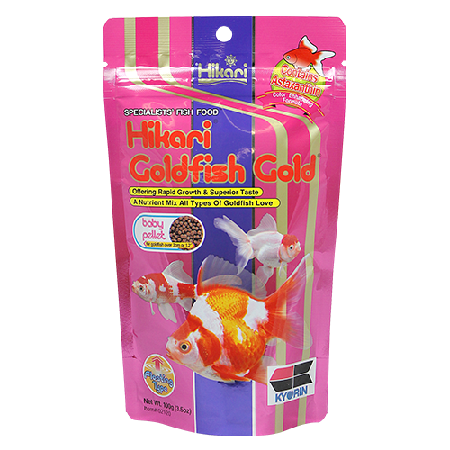 Hikari Goldfish Gold Baby – Produktbild auf weißem Hintergrund