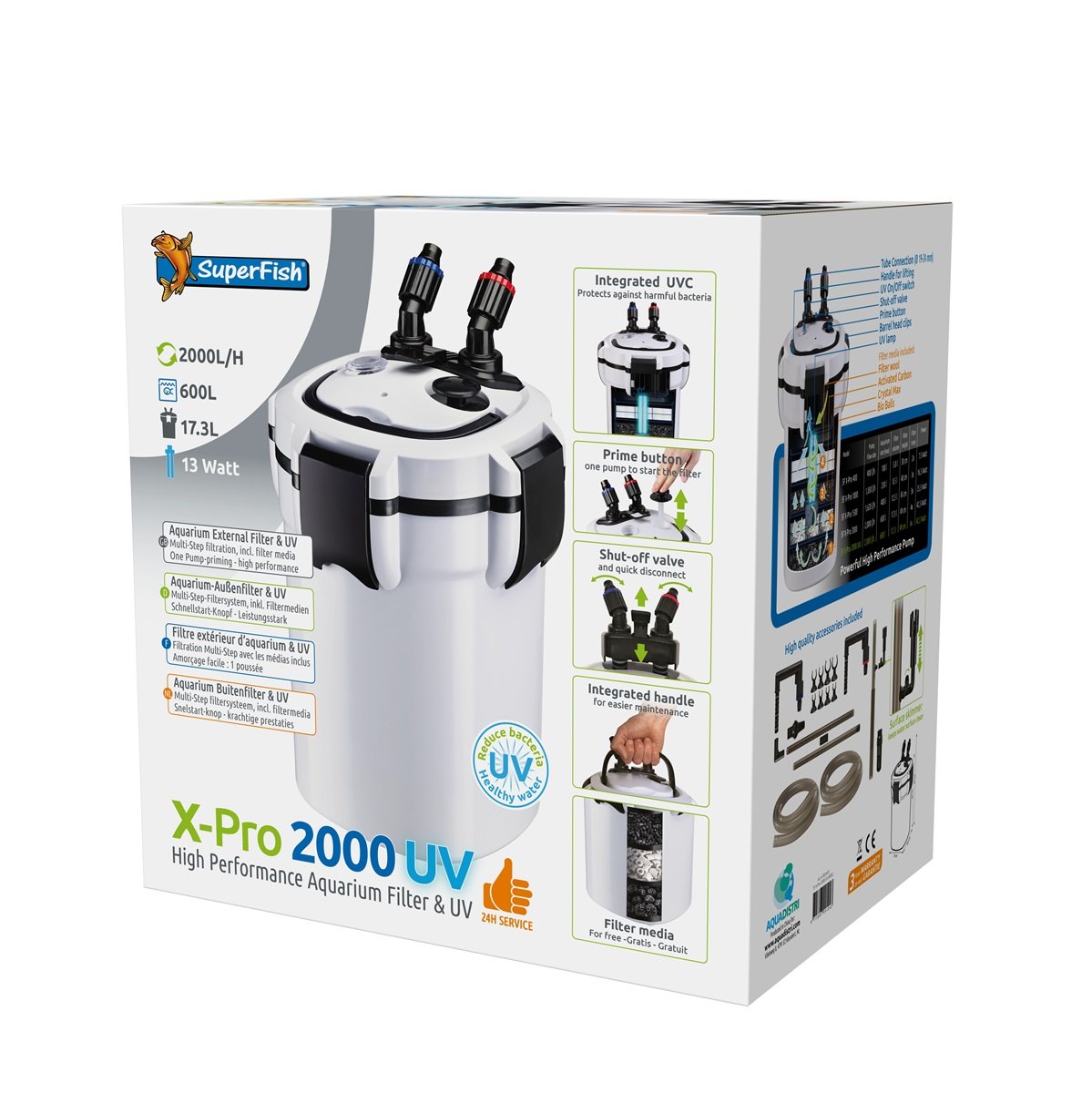 Superfish X-Pro 2000 UV 2000 L/h