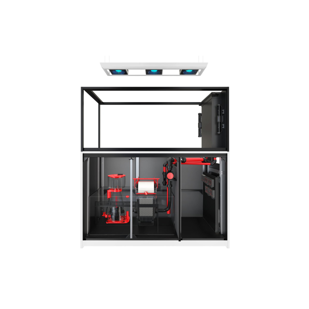 Red Sea Reefer MAX Peninsula 700 G2+ System, Raumteiler Schwarz und Weiß