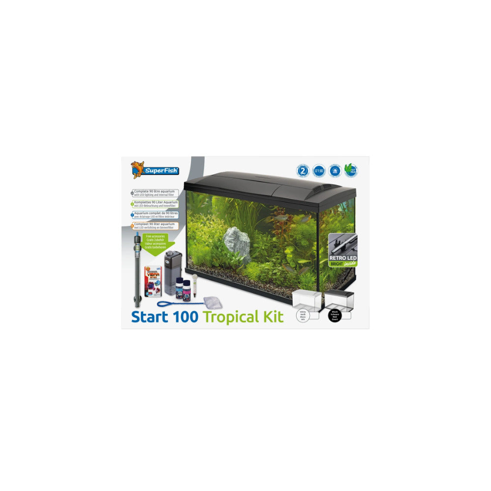Superfish Aquarium Start 100 Tropical Kit Weiss