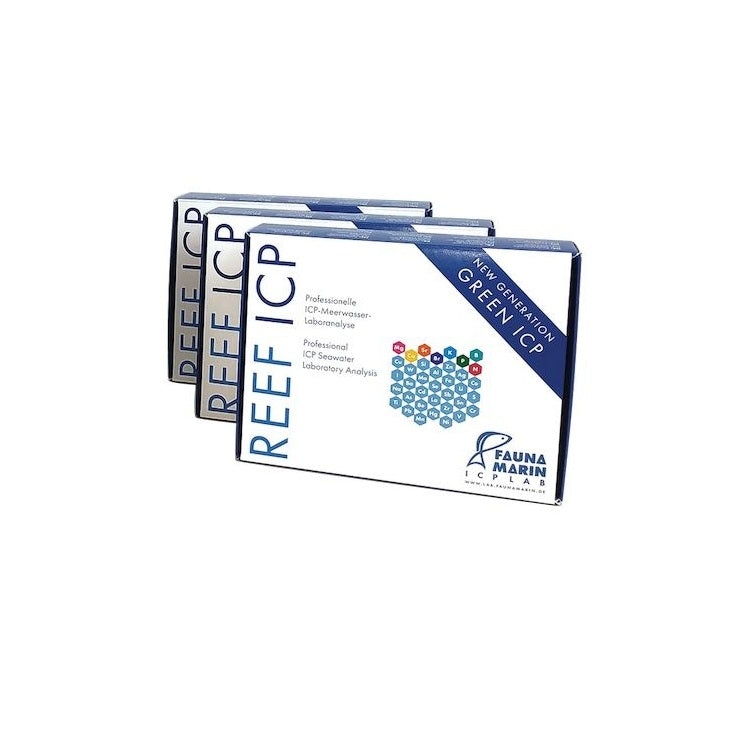 Fauna Marin Reef ICP Test 3er Pack für Meerwasseraquarien