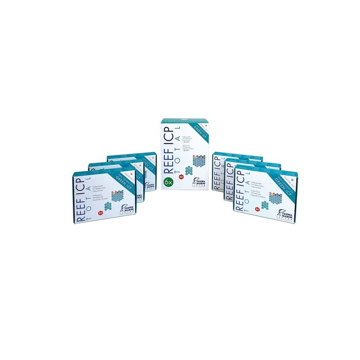 Fauna Marin Reef ICP Test Total & Osmose Test (RO) – 6er Pack