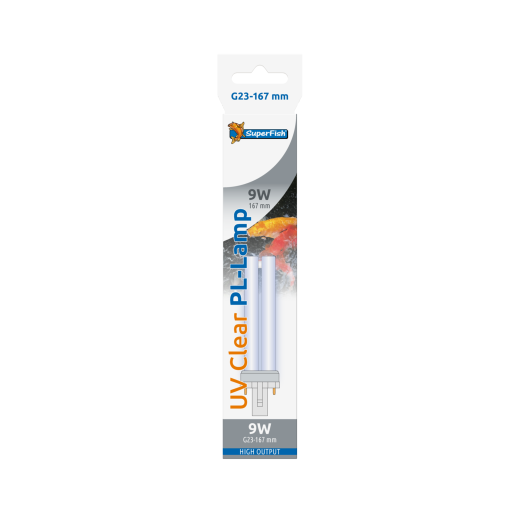 SuperFish UV PL Ersatzlampe 9 W G23 – 167 mm