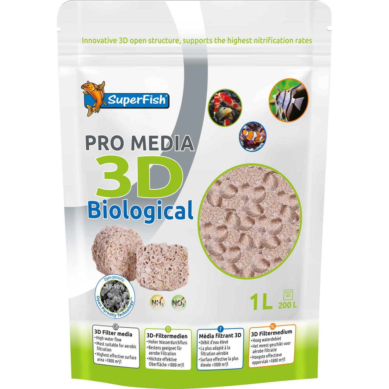 SuperFish Pro Media 3D 1000 ml