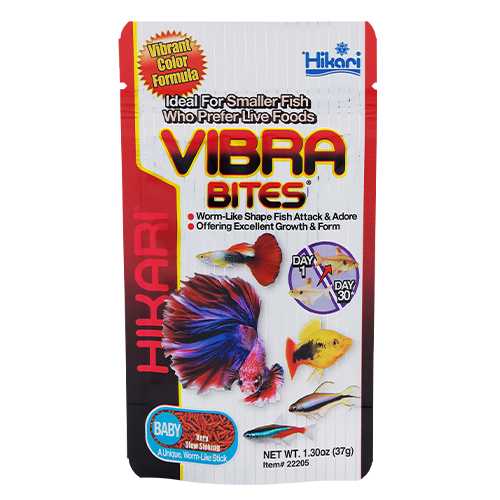 Hikari Vibra Bites Baby – Produktbild auf weißem Hintergrund
